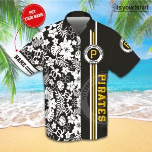 Pittsburgh Pirates Flowery Hawaiian Shirt IYT
