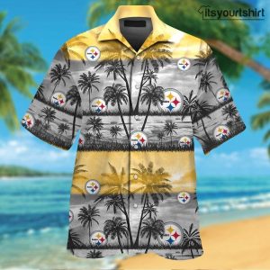 Pittsburgh Steelers Button Up Nfl Cool Hawaiian Shirts IYT