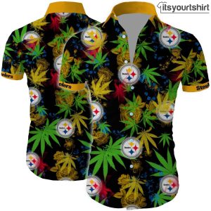 Pittsburgh Steelers Cannabis Aloha Shirt IYT