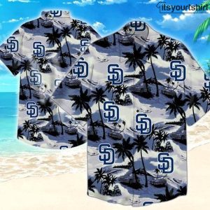 San Diego Padres Button Up Best Hawaiian Shirts IYT