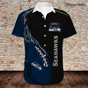 Seattle Seahawks Fireball Best Hawaiian Shirts IYT