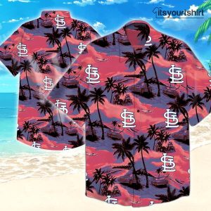 St Louis Cardinals MLB Aloha Shirts IYT