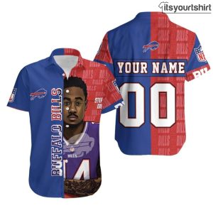 Stefon Diggs Buffalo Bills Great Player Nfl Custom Aloha Shirt IYT