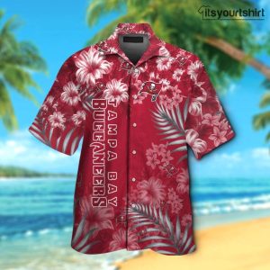 Tampa Bay Buccaneers Button Up Tropical Aloha Nfl Hawaiian Shirt IYT