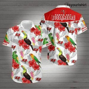 Tampa Bay Buccaneers Parrot And Toucan Best Hawaiian Shirts IYT