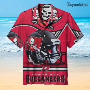 Tampa Bay Buccaneers Skull Nfl Cool Hawaiian Shirts IYT