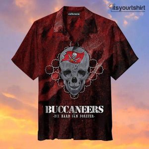 Tampa Bay Buccaneers Skull Red Nfl Best Hawaiian Shirts IYT