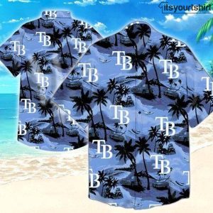 Tampa Bay Rays Button Up Cool Hawaiian Shirts IYT