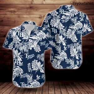 Tampa Bay Rays Tropical Flower Aloha Shirt IYT