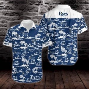 Tampa Bay Rays Vintage MLB Aloha Shirt IYT