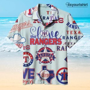Texas Rangers Baseball Team Cool Hawaiian Shirts IYT