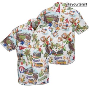 Texas Rangers Cool Hawaiian Shirt IYT