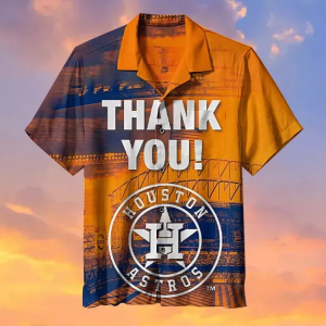 Thank You Houston Astros Baseball MLB Aloha Shirts IYT