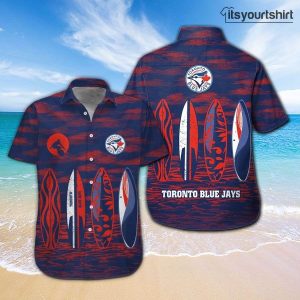 Toronto Blue Jays Button Up Best Hawaiian Shirts IYT