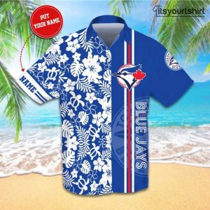 Toronto Blue Jays Custom Name MLB Sport Cool Aloha Shirt IYT