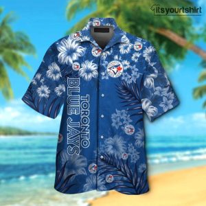 Toronto Blue Jays MLB Team Button Up Aloha Shirt IYT