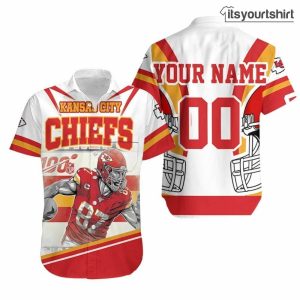 Travis Kelce Kansas City Chiefs Custom Aloha Shirts IYT