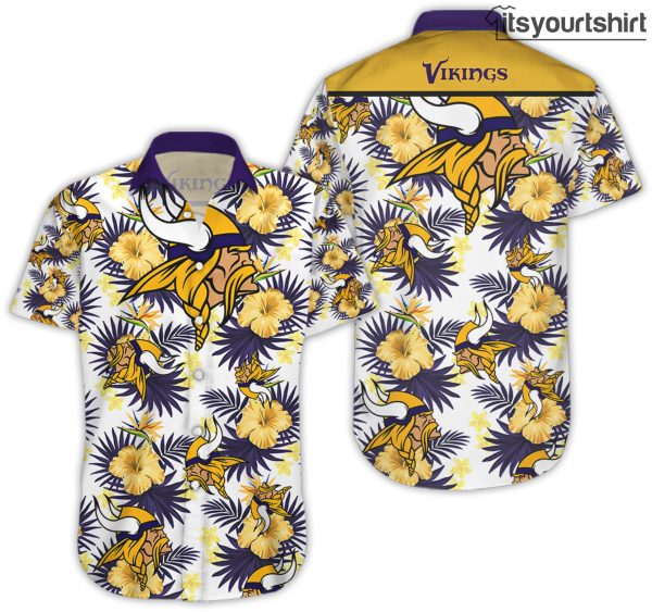 Unique Minnesota Vikings Hawaiian Shirt Option IYT