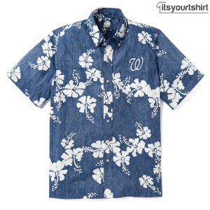 Washington Nationals 50Th State Aloha Shirt IYT