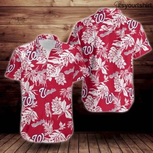 Washington Nationals Tropical Flower Best Hawaiian Shirts IYT